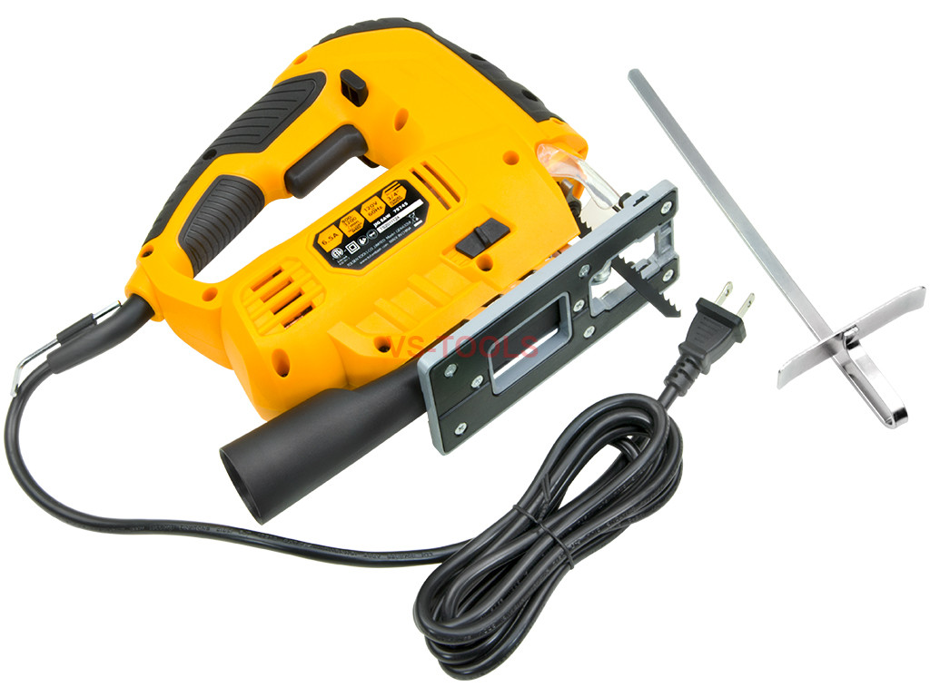 6.5amp Corded Variable Speed Orbital Jigsaw for Cutting Wood